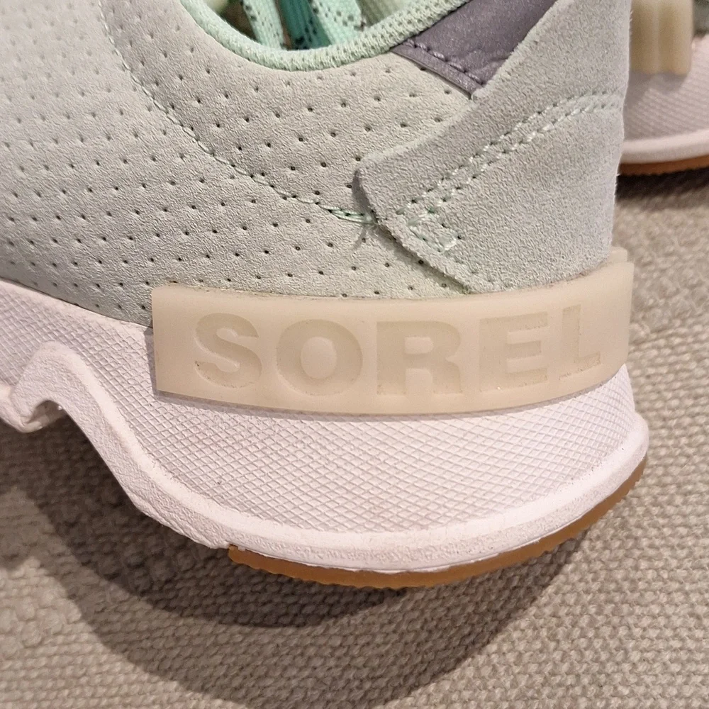 Sorel Kinetic Lite Lace Vivid Mint Style NL3516-399 Size 9.5